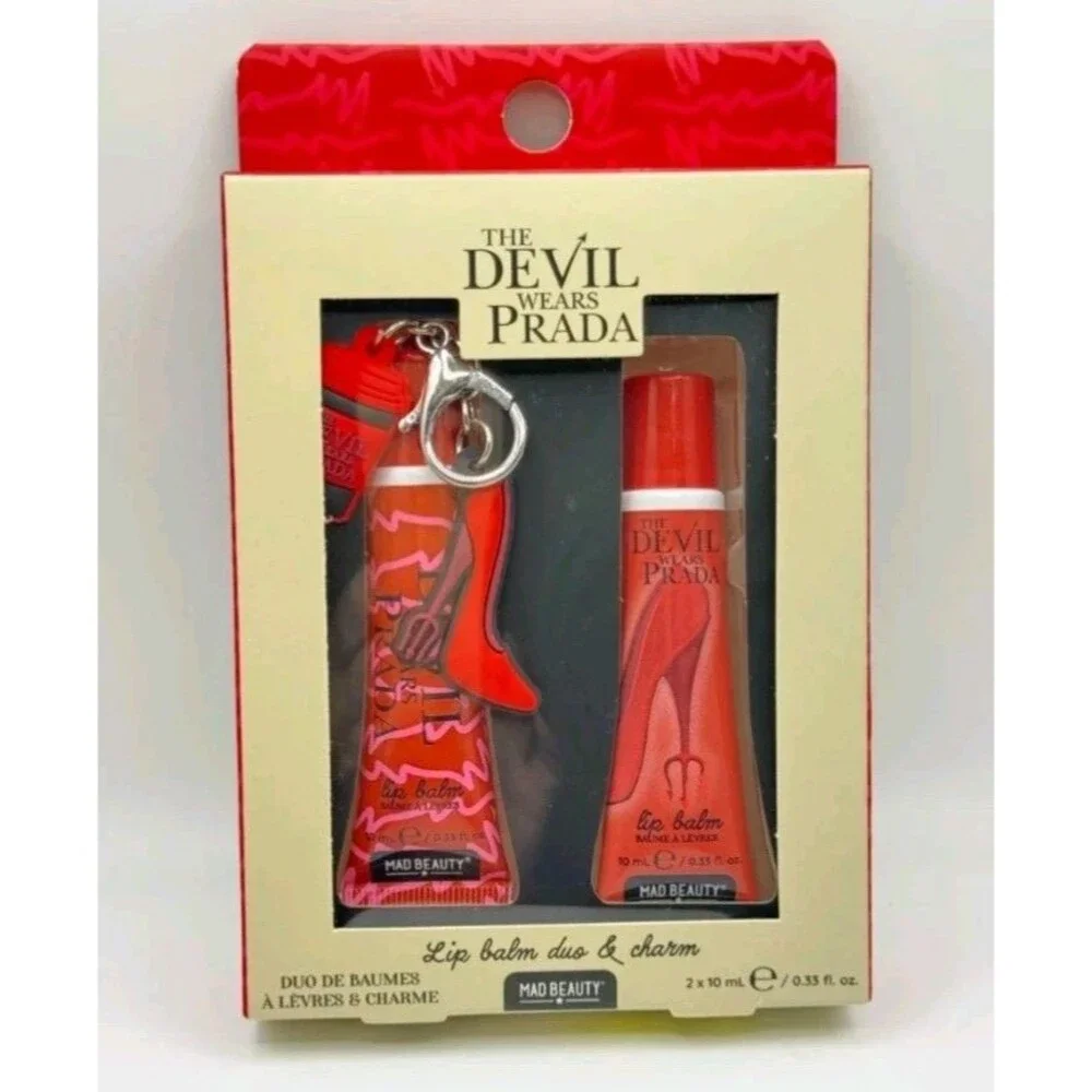 The Devil Wears Prada Lip Balm Duo and Key Chain Charm